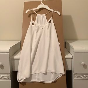 White sleeveless top NEW